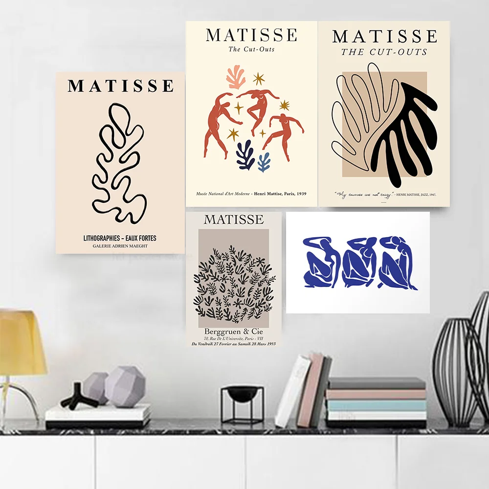 Настенная живопись цветное растение абстрактные цветы постеры и фотообои для