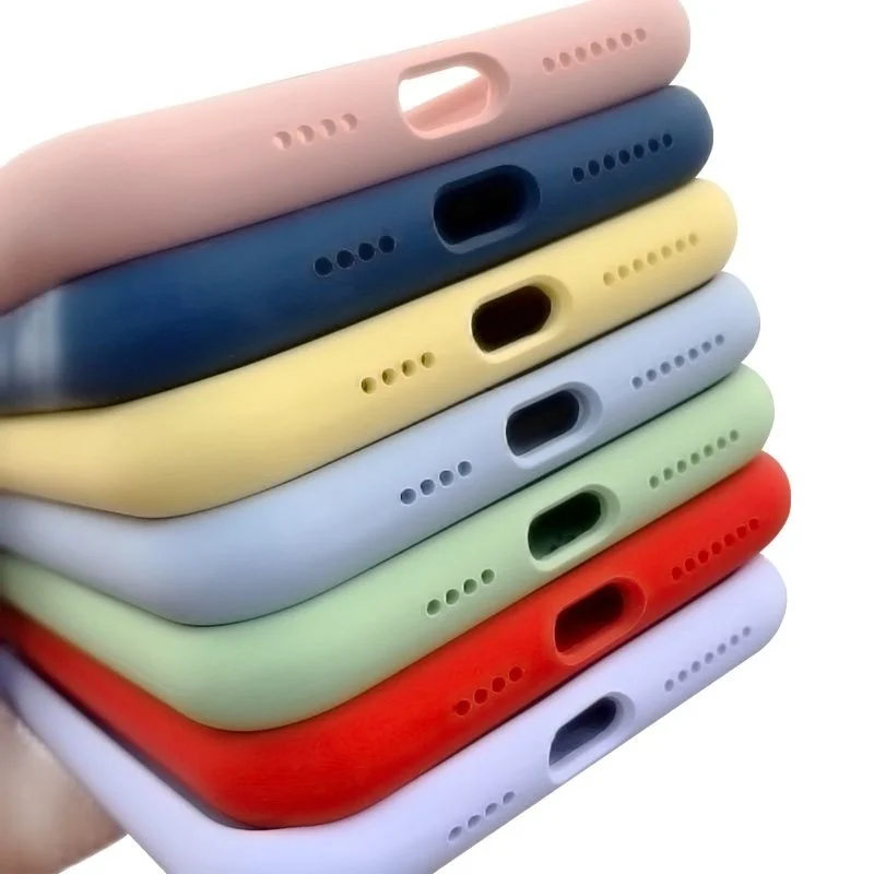 

2022 чехол из жидкого силикона, противоударный Для huawei p30 p40 lite p20 pro intelligent p 2020 2019, защитный экран для товарища