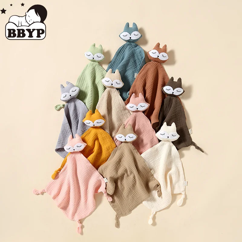 Cotton Handkerchief Feeding-bib Saliva Towel Soothe Appease 