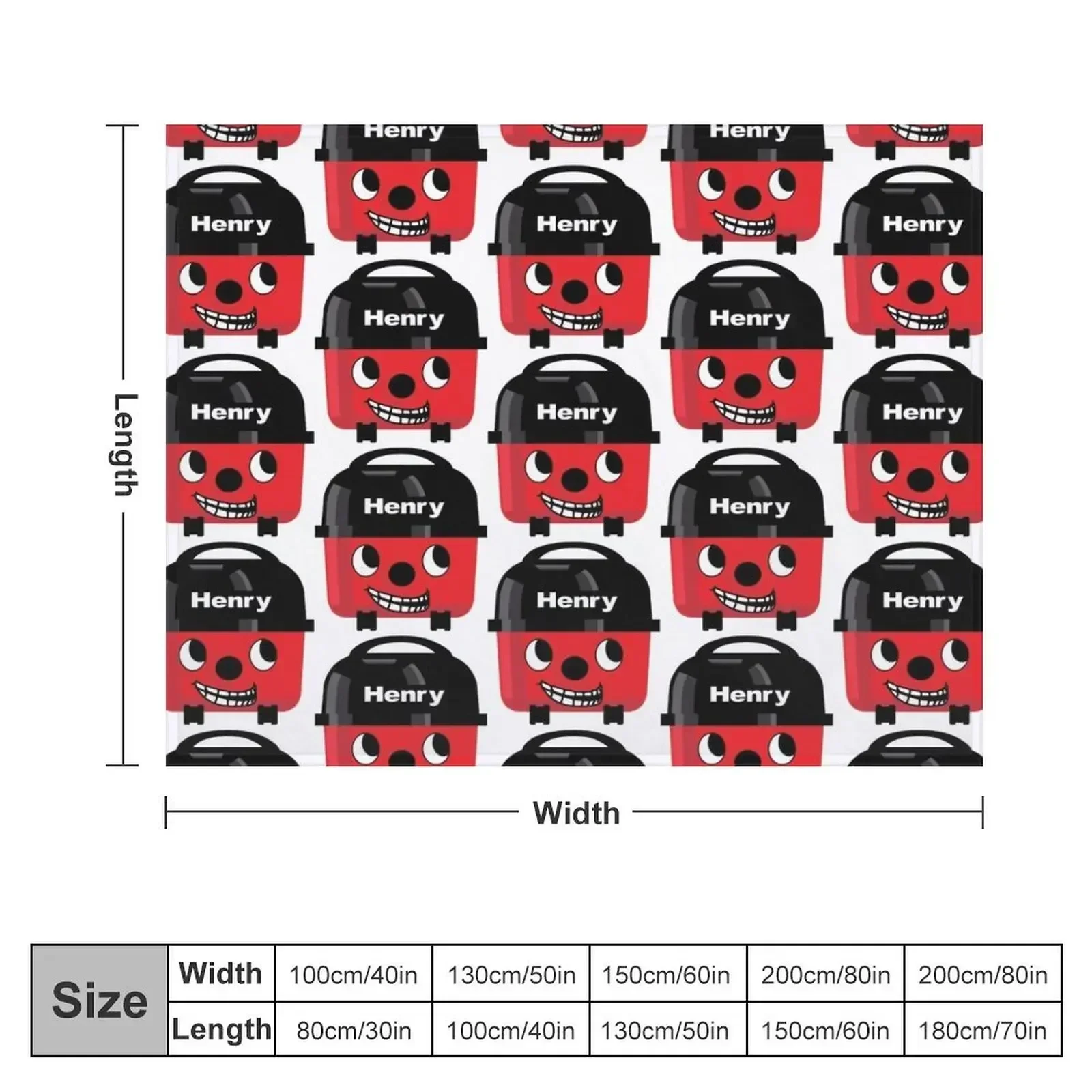 Henry Hoover плюшевое одеяло с изображением тролля