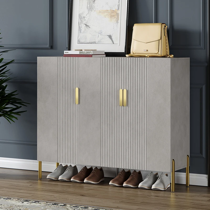 

Nordic Wood Multi Layer Shoe Rack Dust Proof Assembled Shoe Rack Doors Drawers Shelf Muebles Para El Hogar Home Furniture