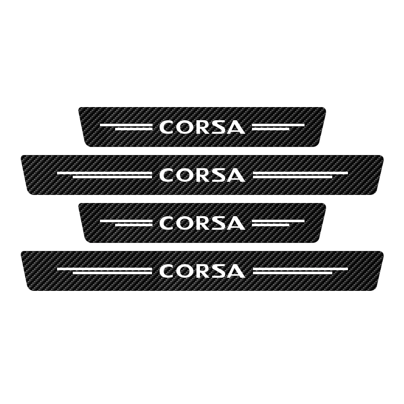 

Защитная Наклейка на порог автомобиля, Накладка на порог, для Opel CORSA C D B E F