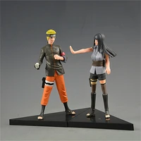 17cm naruto anime figures hinata and naruto cosplay toys kids gift toys model fnaf toys for children baby ornament anime