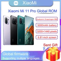 Xiaomi Mi 11 Pro 5G Smartphone 128GB/256GB Global ROM Snapdragon 888 50MP Camera 120HZ AMOLED Screen 67W Fast Charge 5000mAh
