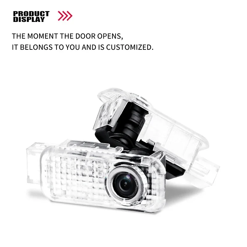 Автомобильная светодиодная проекционная лампа HD для дверей Audi SLINE QUTTRO S2 S3 S4 S5 S6 S7 S8