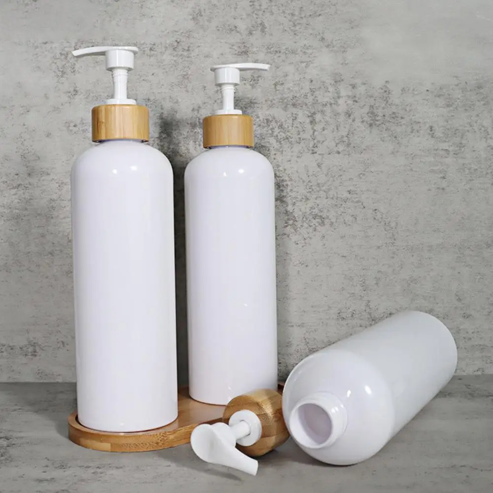 

Легкий дозатор для шампуня с эргономичным дизайном, 500 мл, белая бутылка для мыла, многоразовые аксессуары для макияжа