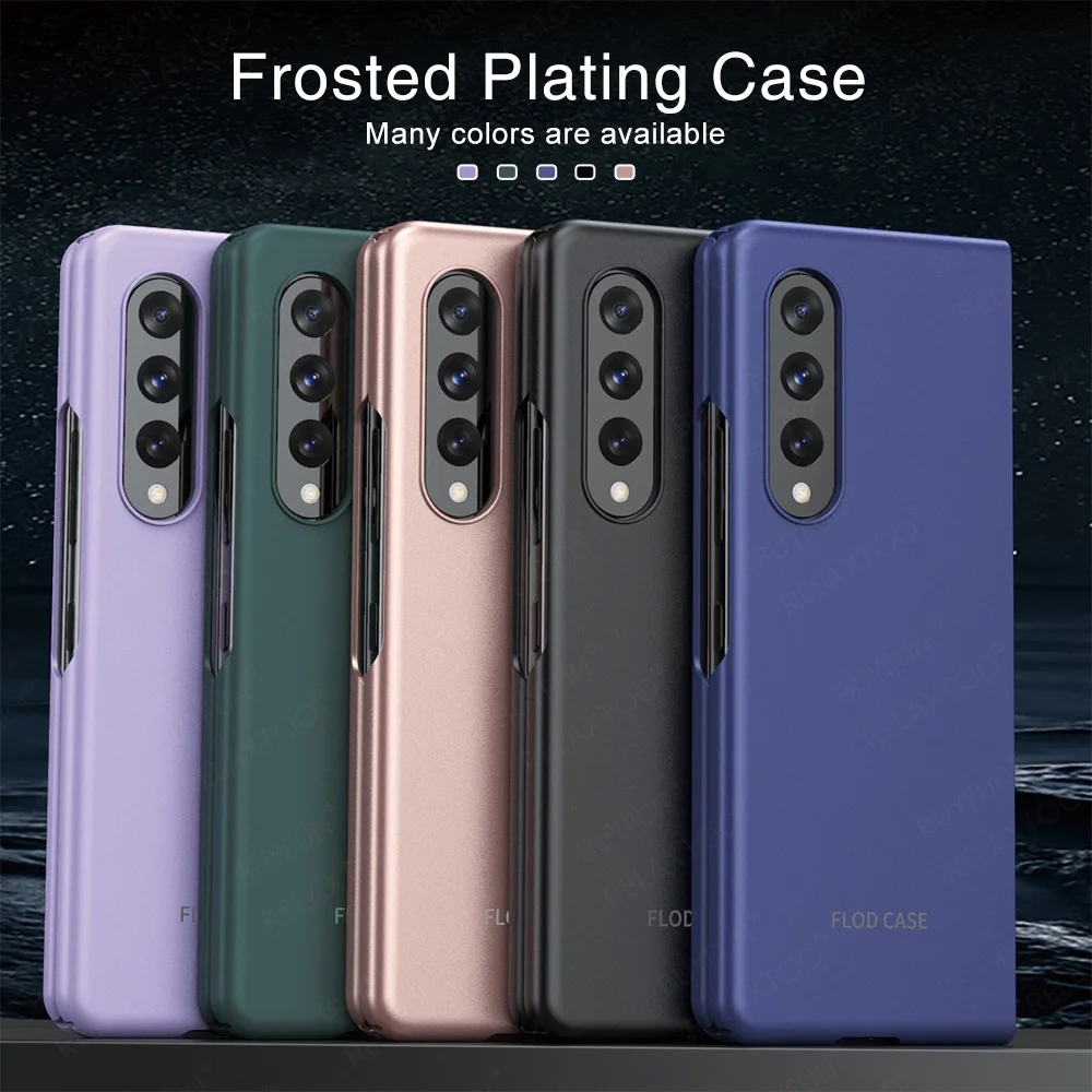 

Ultra Thin Phone Case for Samsung Galaxy Z Fold 2 5G Hard Protective Cellphone Cover Bumper Shell Shockproof Z Fold2 Accessories