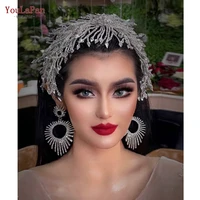 topqueen hp429 fashion bride headpiece crystal hair band women hair ornaments wedding hair accessories rhinestone headband