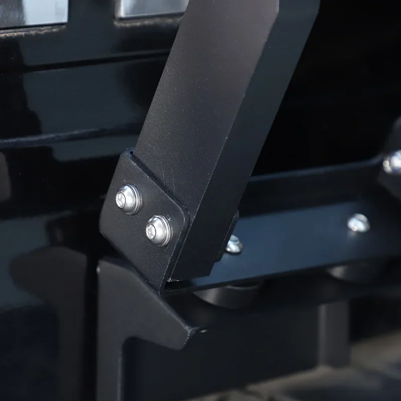 Для Hummer H3 2005-2009 алюминиевый сплав черная Автомобильная задняя дверь верхняя