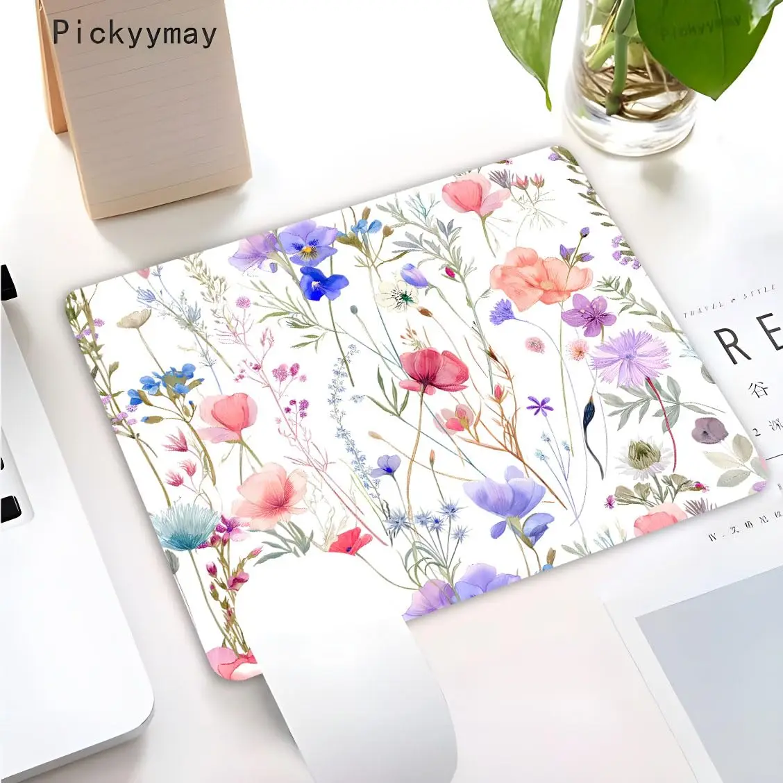 Высокое качество Ретро цветы растения печать игровой коврик для мыши геймер