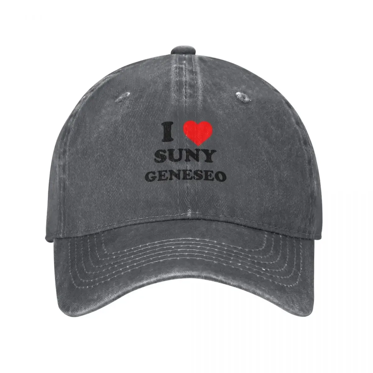 I love suny geneseo Бейсболка Забавные шляпы вечерние Уникальные Бейсбольные мужские и