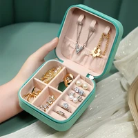 pu leather jewelry box jewelry organizer portable jewelry display storage organizer storage box joyeros organizador de joyas
