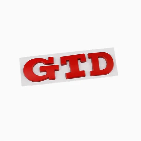 Подходит для Volkswagen Golf 6, 7-го поколения GTD Performance Logo, персонализированная металлическая наклейка на багажник GTD, автомобильная наклейка