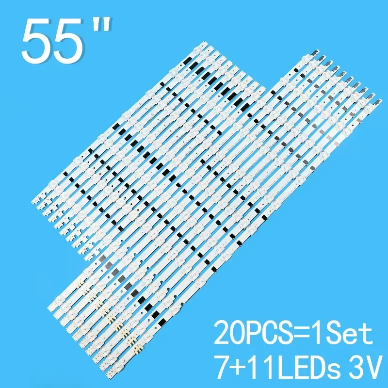 Лента светодиодной подсветки для 2013SVS55F L 11 R 7 UE55F7000 UA55F6800 UA55F6300 UN55F6400 UE55F6800 UE55F5000
