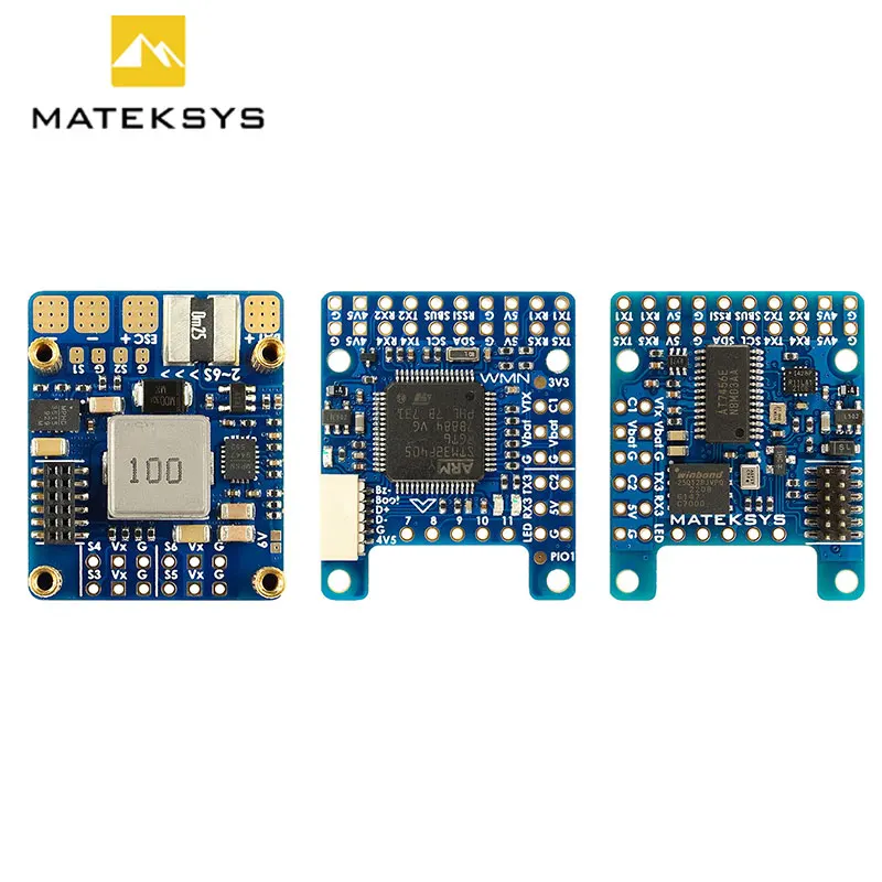 Контроллер полета MATEK F405-WMN F405, STM32F405RGT6 W/ Baro OSD Blackbox 132A, Датчик тока 2-6S Lipo для дрона с фиксированным крылом FPV