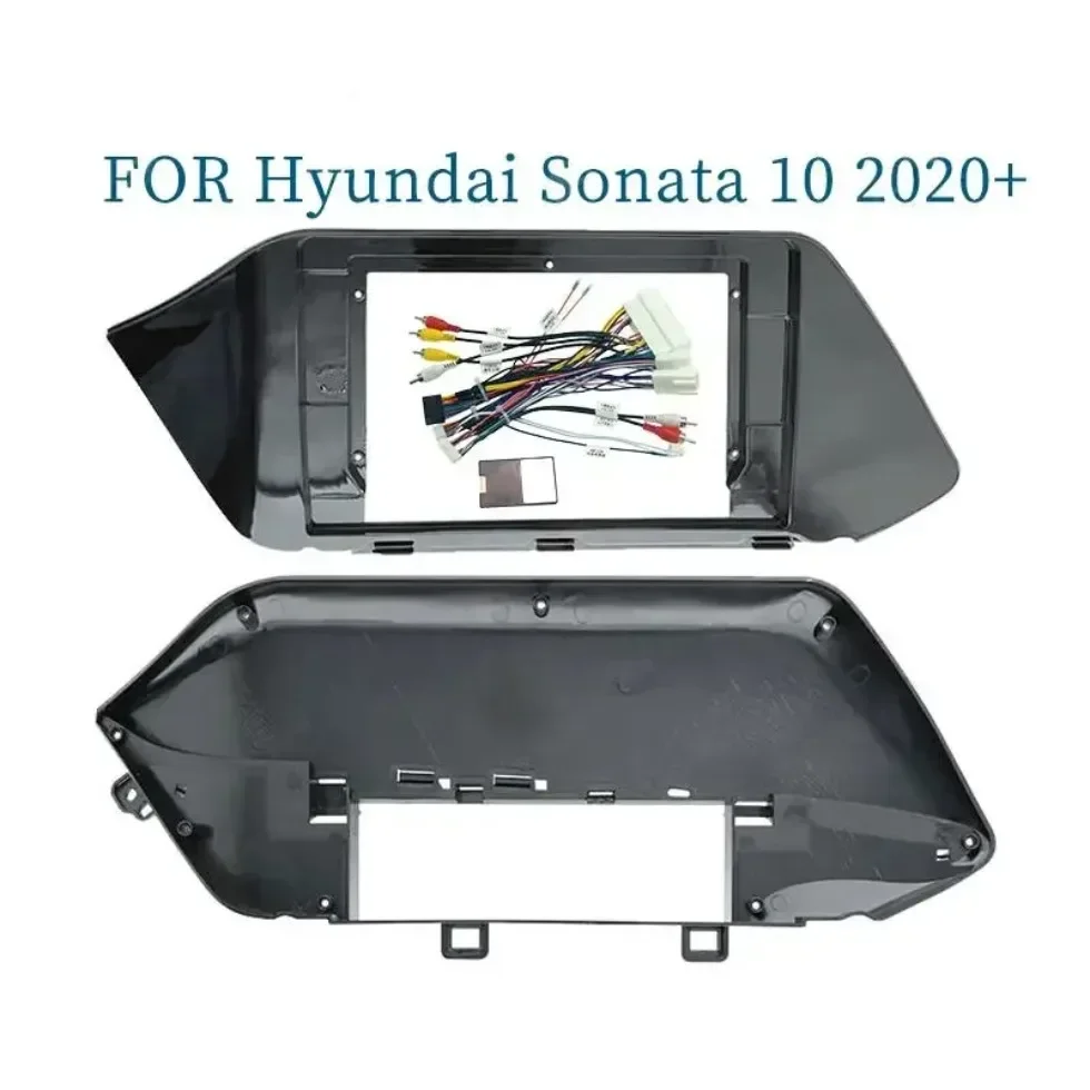 Для Hyundai Sonata (LHD)2020 + 10 1 дюймовая Автомобильная аудиопанель 2Din рамка Fascia большой