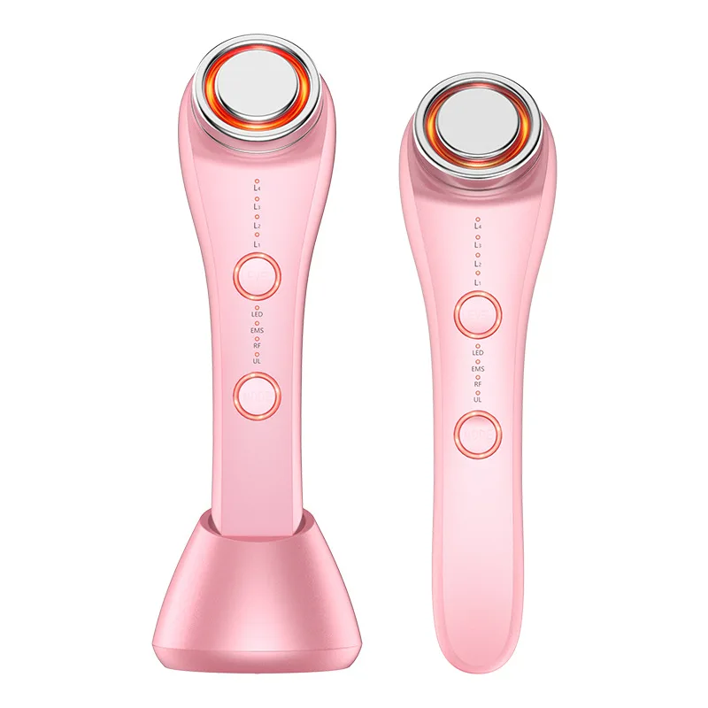Anti-aging RF EMS Beauty Instrument Skin Lifting Facial Masssager LED Blue Red light Therapy Device Beauty Salon Skin Care Tool