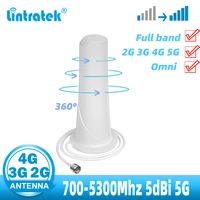lintratek indoor antenna 2g 3g 4g 5g lte cellular amplifier booster antenna gsm cdma 700 to 5300mhz 5db cell phone repeater b28