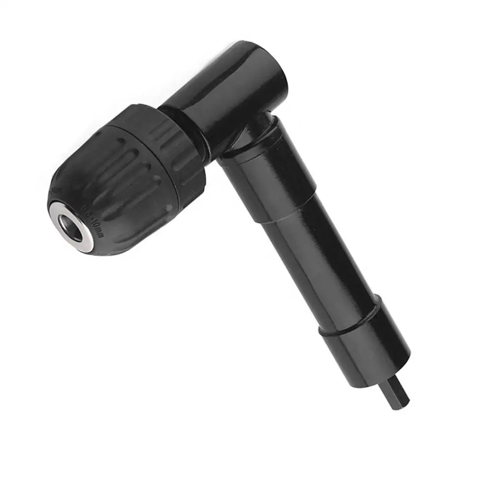 

Right Angle 90 Degree Cordless Drill Attachment Keyless Chuck Impact Drill Adapter Right Angle Bend Extension Adaptor Screwdrive