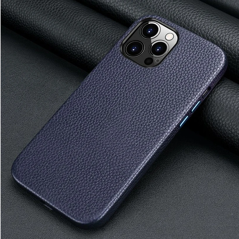 

Чехол из натуральной кожи с магнитной зарядкой для iPhone 13 Pro Max 12, чехол из натуральной воловьей кожи для iPhone 12 Pro Max, чехол для телефона