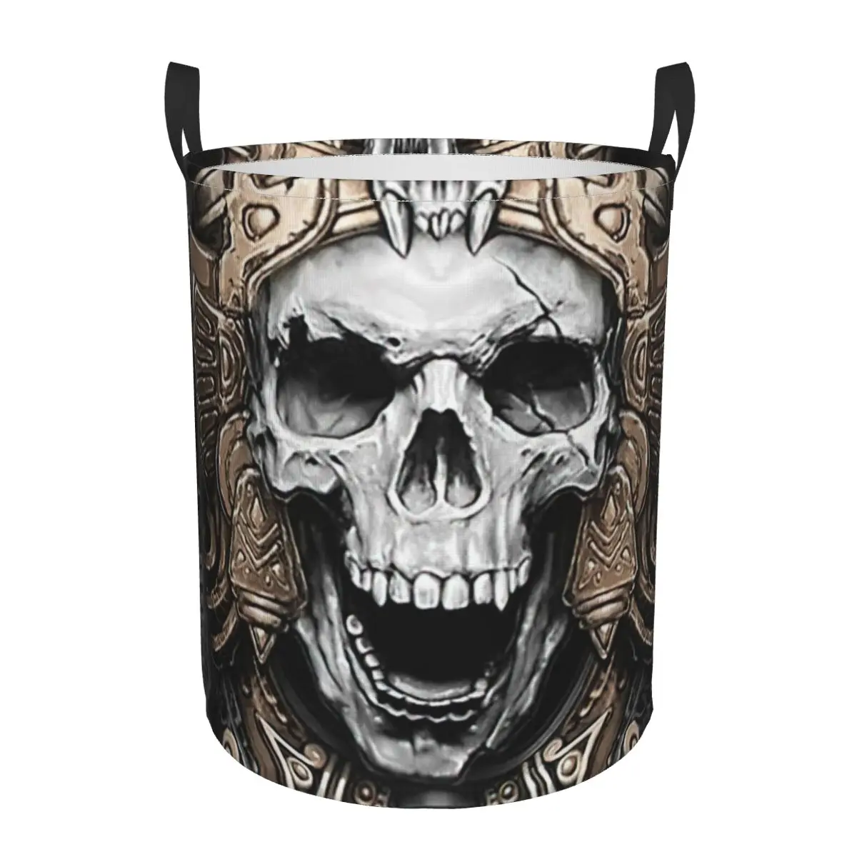 

Maya Mexico Skull Dirty Laundry Basket Waterproof Home Organizer Basket Clothing Kids Toy Storage Basket