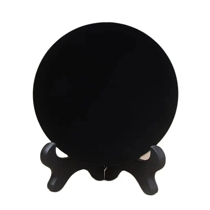 

Черный обсидиан диск для дома TAIHESJ