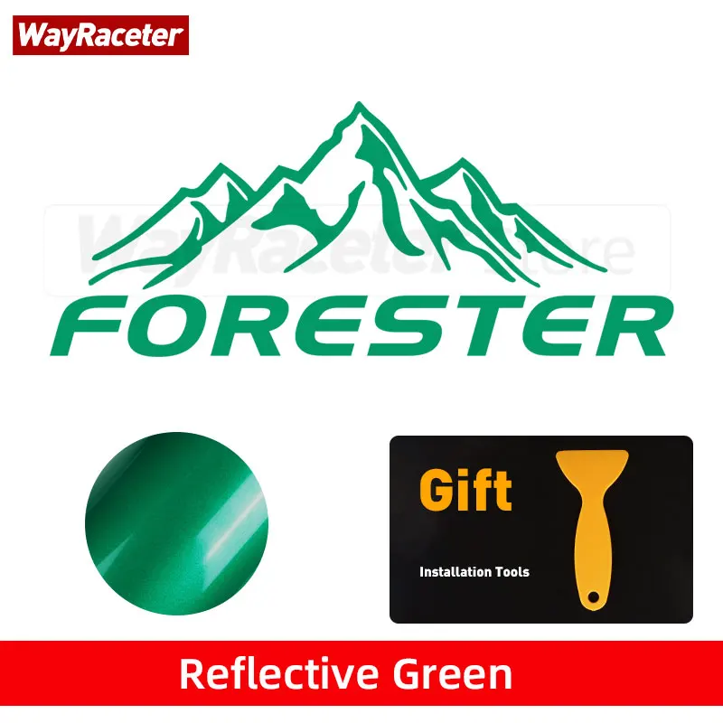 

Светоотражающая наклейка на окно автомобиля, крыло, бампер, багажник 4X4, горная графика, Виниловая наклейка для Subaru Forester SF SG STI SH SJ SK Sport