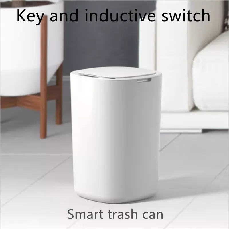 

NEW Intelligent Induction Trash Can Creative Storage Automatic Open-lid Trash Can Kitchen Bin Baskets Bathroom Living Room