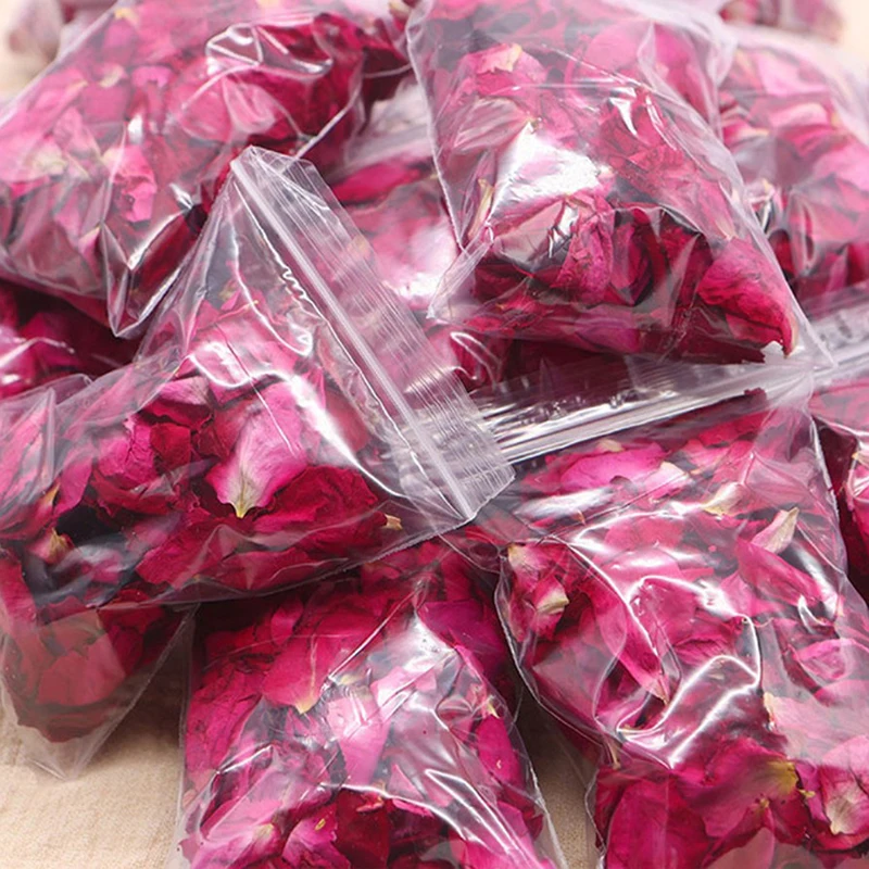 

1 Pack Dried Rose Petals Natural Flower Bad Spa Whitening Shower Dry Rose Flower Petal Bathing Facilities Flavoured Wholesale