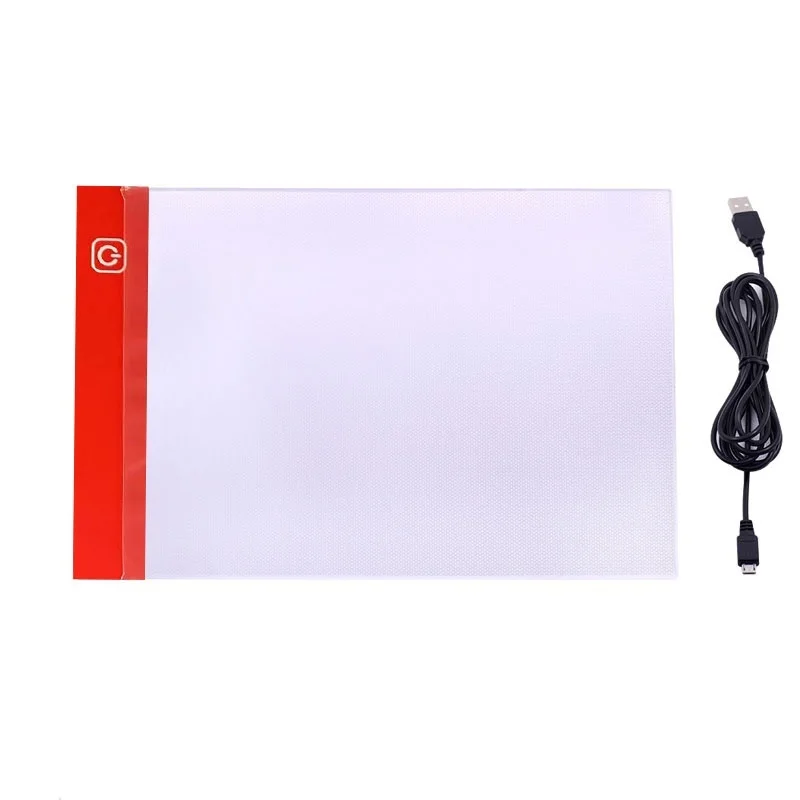 

Детские креативные хобби, игрушки для рисования, 3 уровня, регулируемая светодиодная белая доска, Размер A5, картина, обучающие игрушки для де...