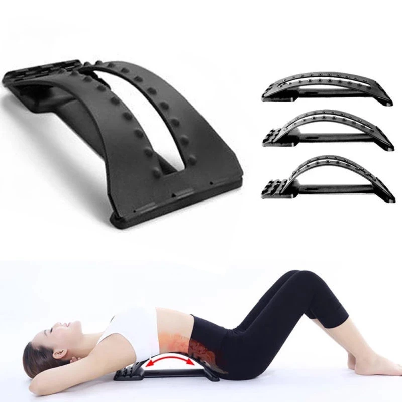 

18 Trigger Points Back Massager Stretcher Spine Support Equipment Relief Strain Lumbar Spine Corrector Relaxation Health Care