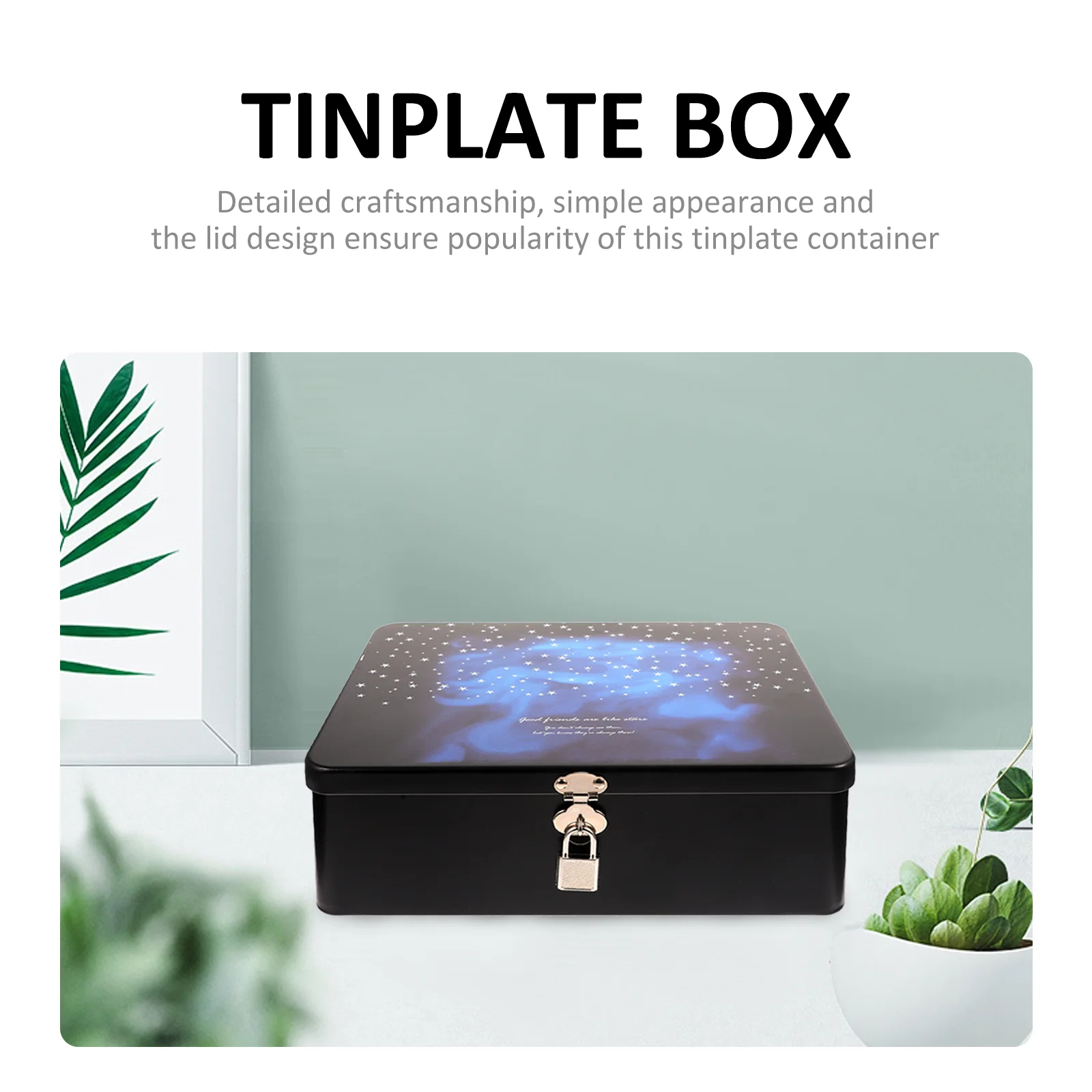 Коробка для хранения с замком копилка свадебный подарок органайзер ювелирных