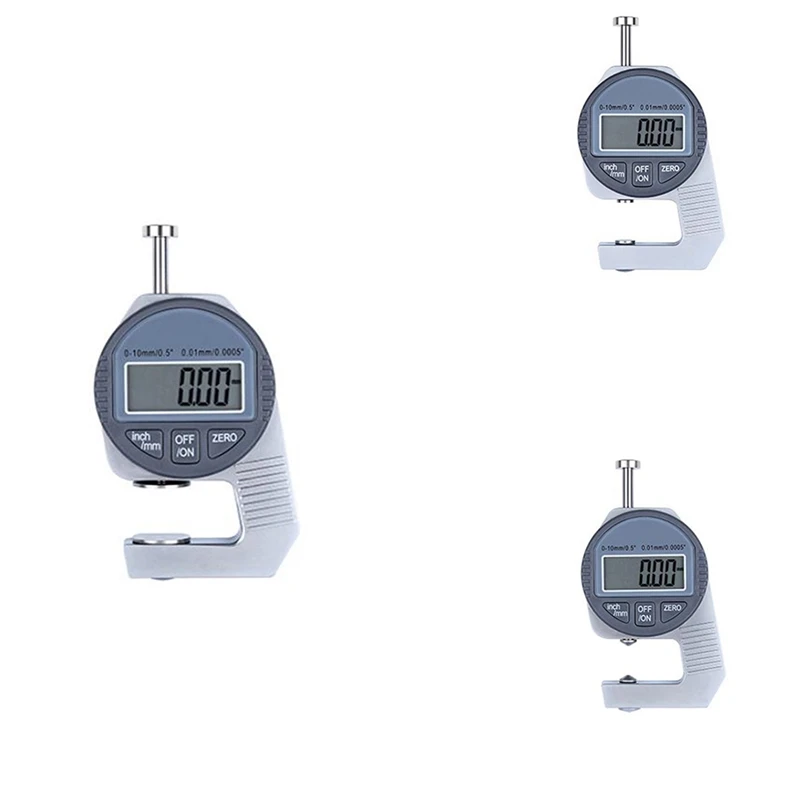 

Digital Thickness Gauge Electronic Thickness Meter Measure Thickness Of Paper Cloth Thin Metal Micrometer 0.01Mm