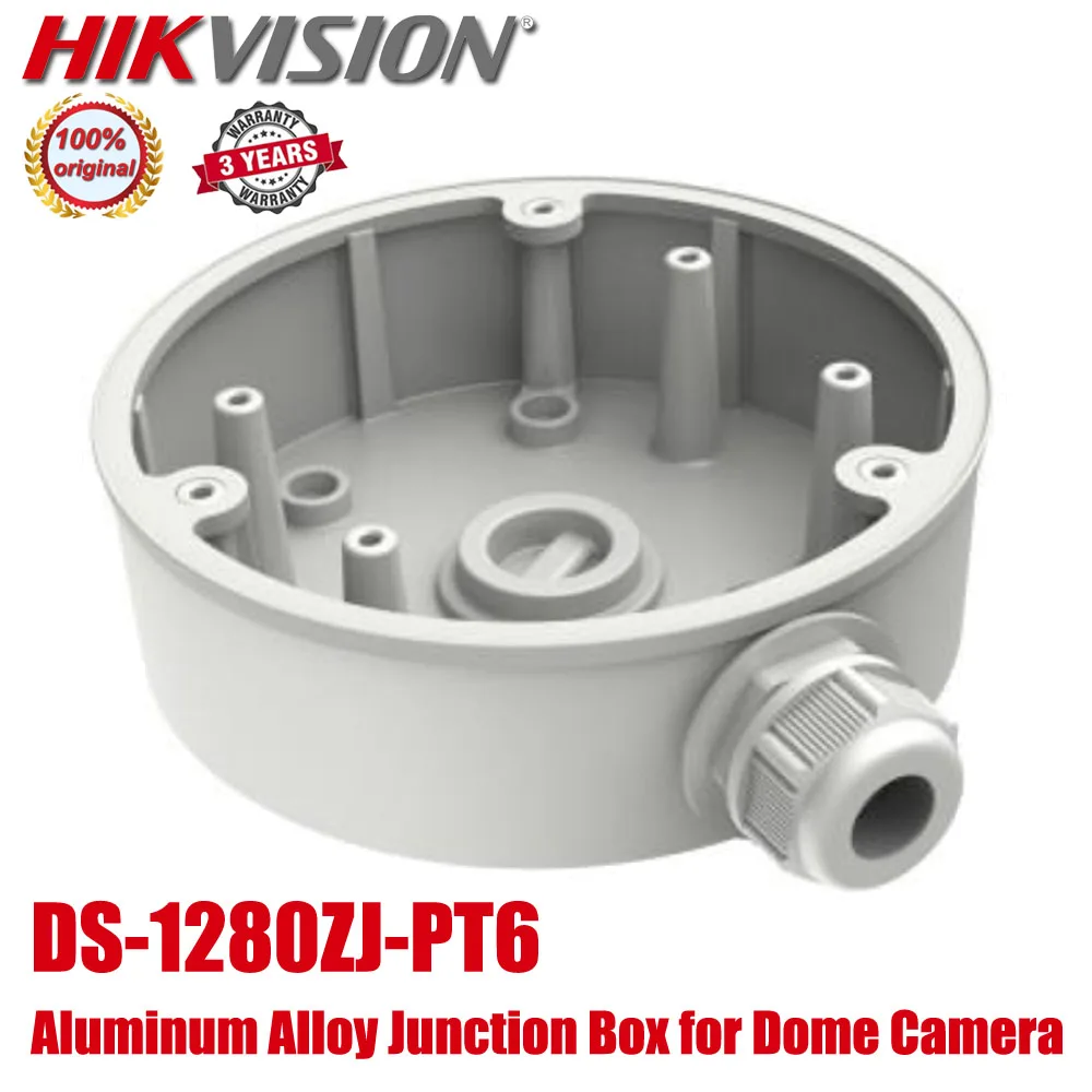 

Original Hikvision DS-1280ZJ-PT6 Aluminum Alloy Waterproof Outdoor Indoor Junction Box Mounting Bracket For Dome Camera