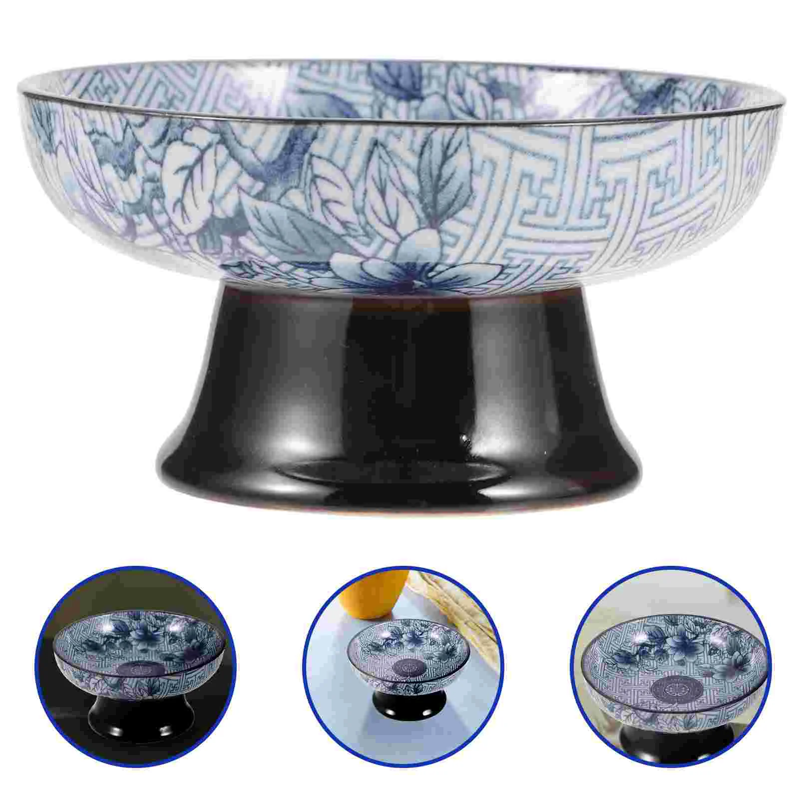 

Decorative Wedding Small Snack Tray Ceramic Food Tray Desktop Serving Dish Coffee Table Appetizer Plate