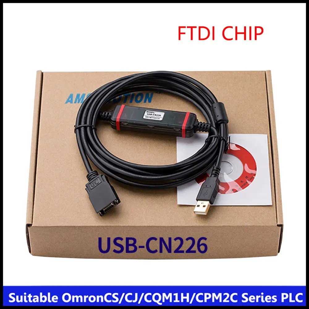 CNC Suitable for Omron CS/CJ/CQM1H/CPM2C PLC programming Cable USB-CN226+ Data PLC Download Line