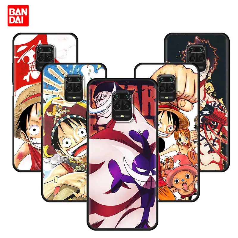 

One Piece Japan Anime Case for Xiaomi Redmi Note 7 8 9 9s 10 11 8T 11T Pro Plus 5G 4G Thin Cover Silicone Black Trend Matte