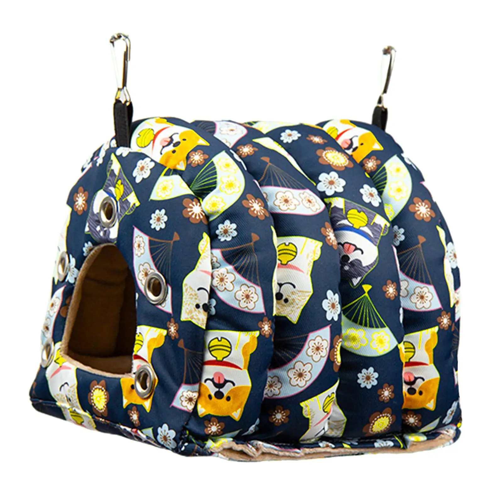 

Bird House Nest Cage Winter Warm Removable Pads Toy,Sleeping Hut Parrots Hanging