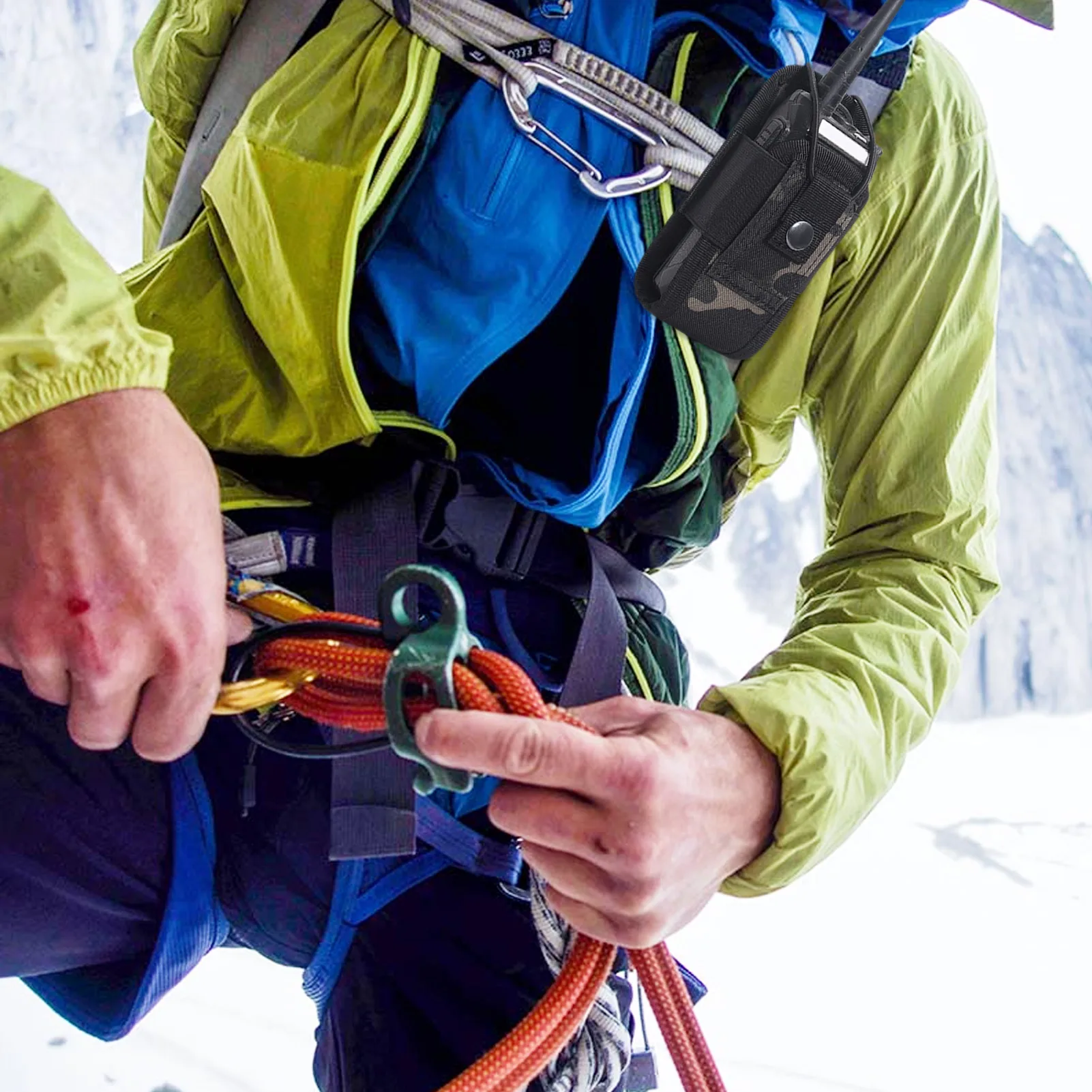 Чехол для двухсторонней рации чехол радио Molle тяжелых радиостанций сумка |