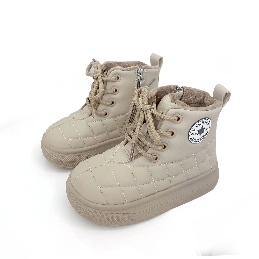 2022 детские зимние ботинки детская осенне-зимняя повседневная обувь для