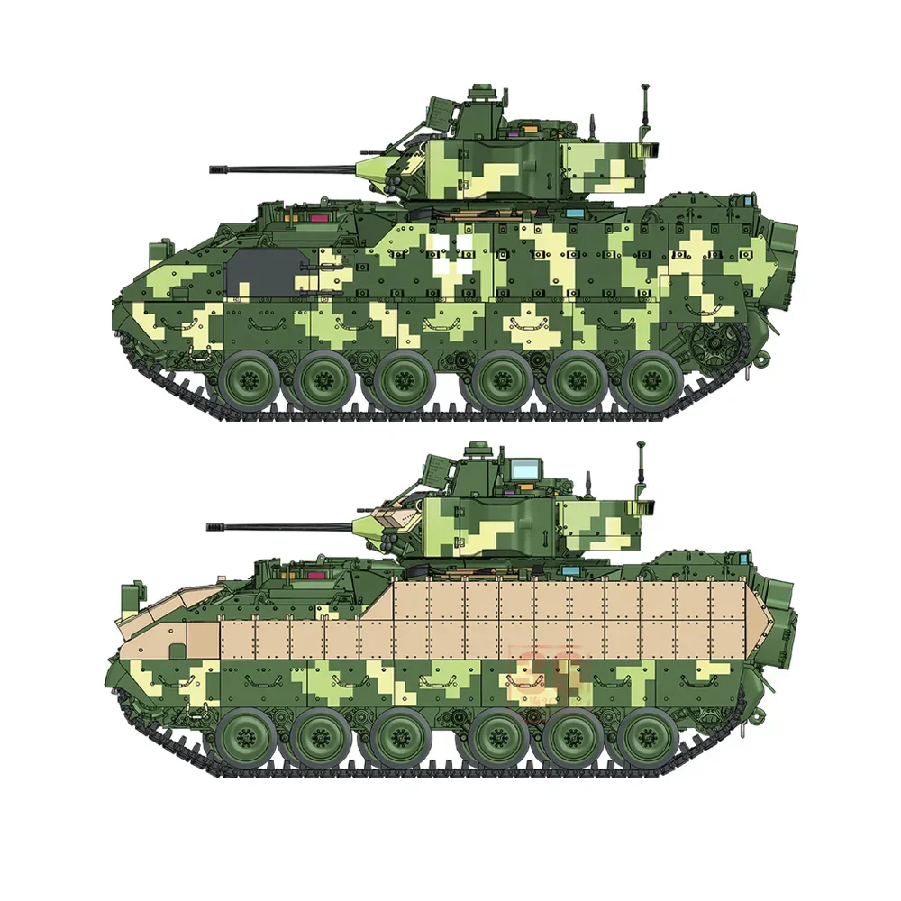 Сборная модель Magic Factory модели MF-2007 M2A2 искусственная пехота Боевая машина