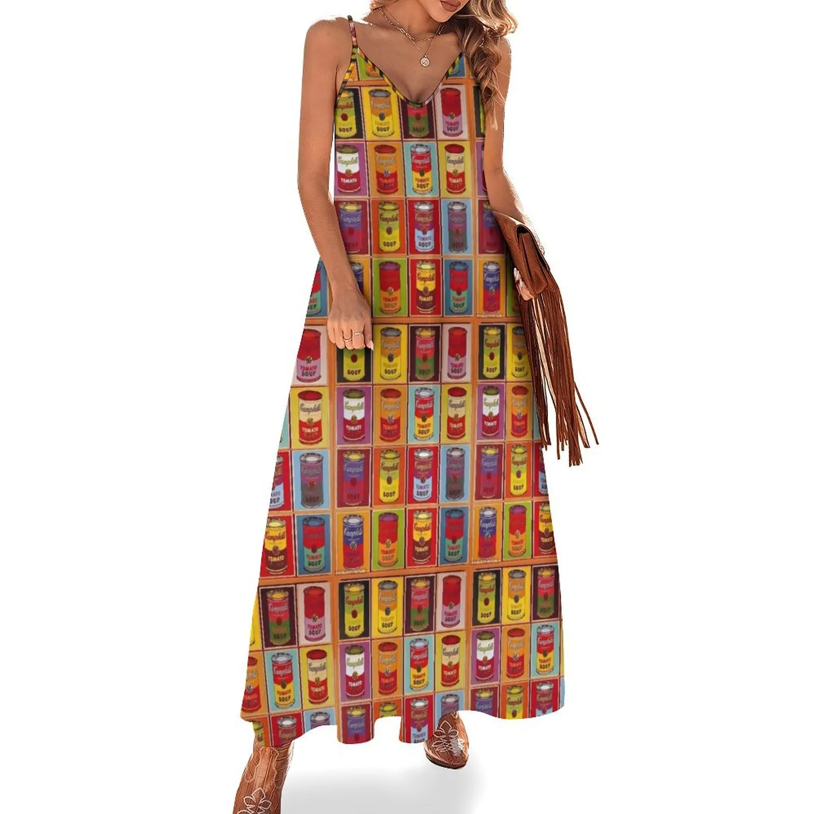 andy warhol картины оригинальное произведение искусства платье без рукавов платья