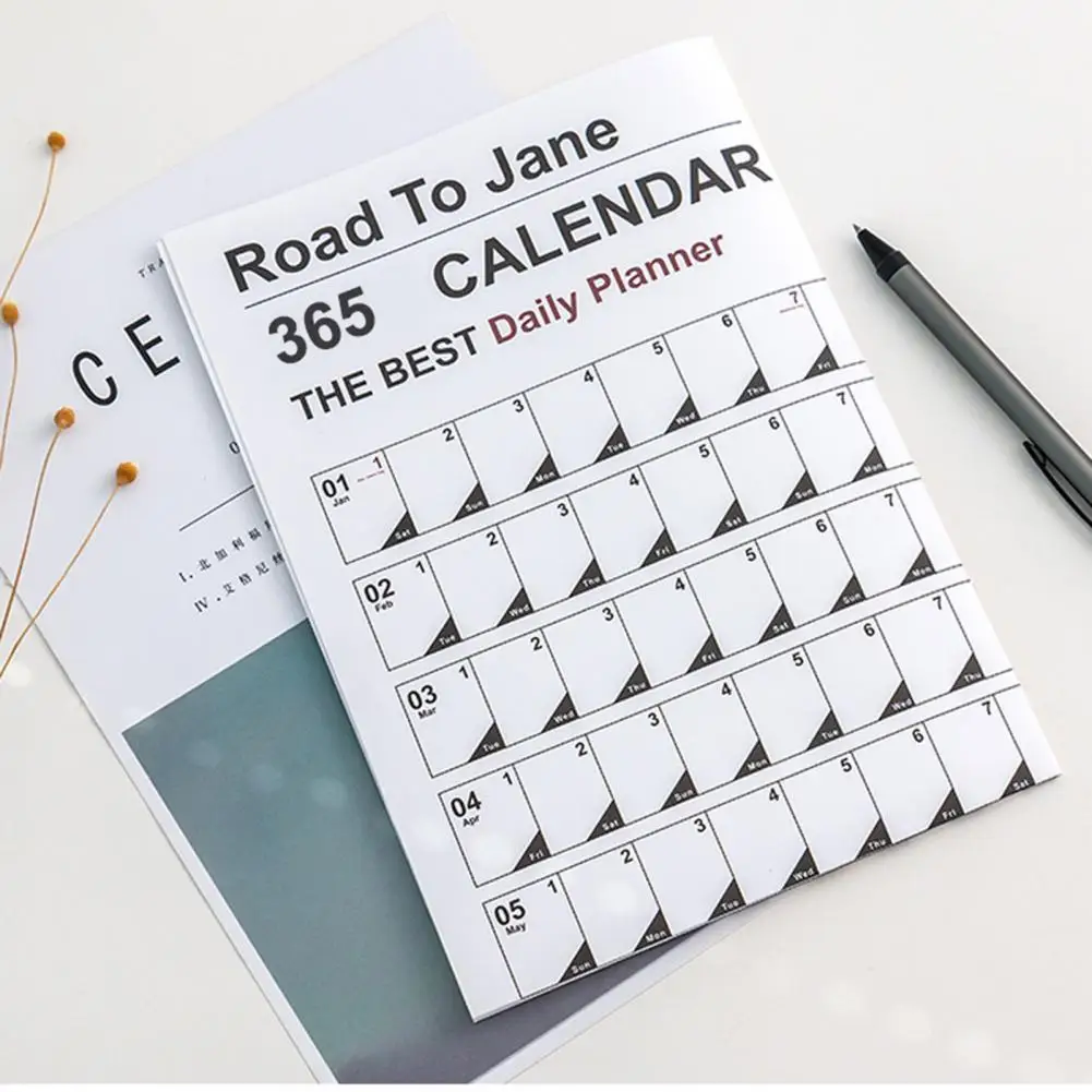 

Schedule Planner Lightweight 2023 Korean Style Poster Calendar for Home