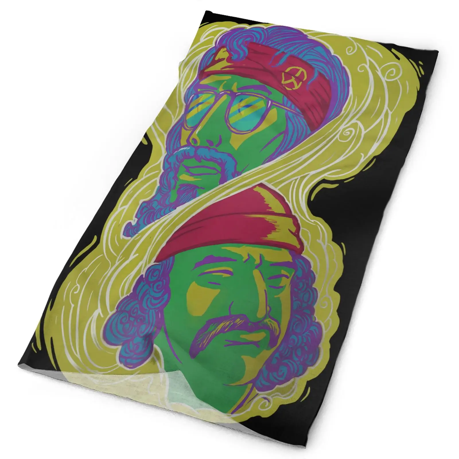 

Cheech And Chong Artwork Up In Men's Bandana Buff Mask Bandana With Ears Mask For Face Scarf Men's Ski Man Scarf Woman Scarves