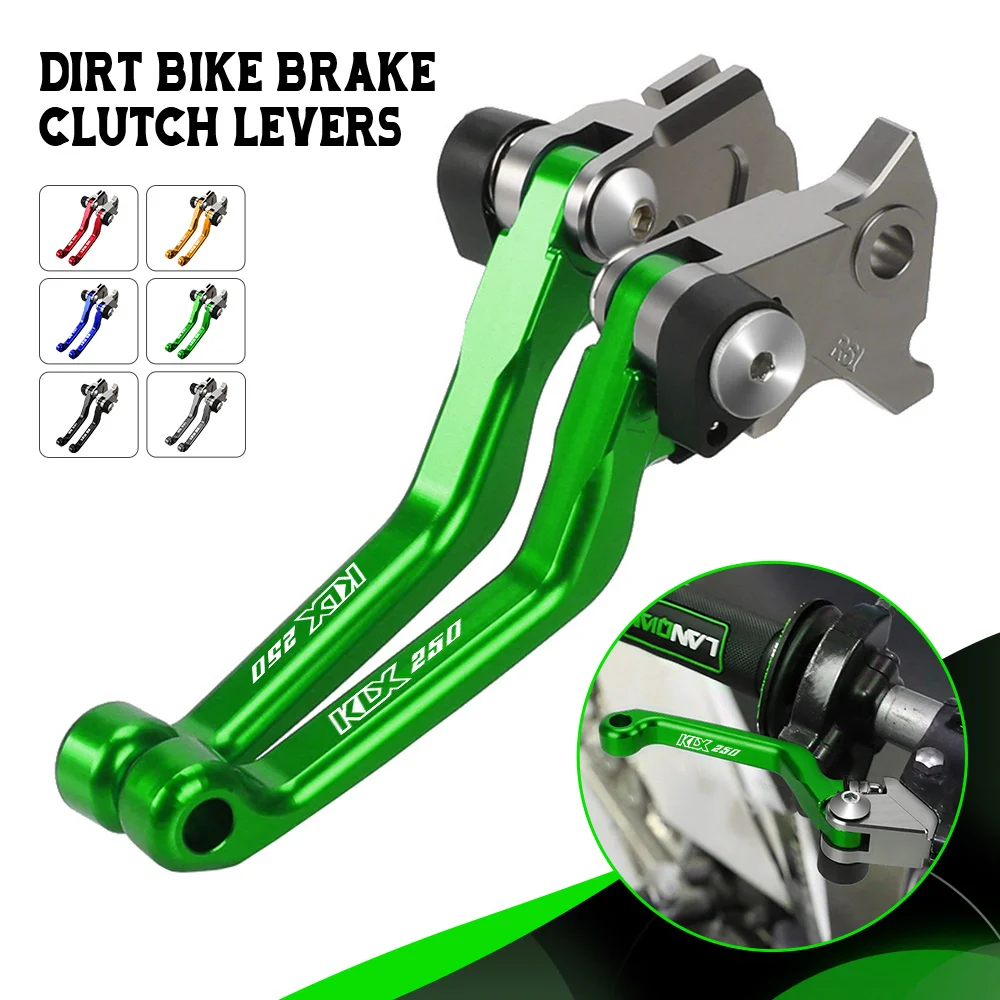 1 пара складных рычагов тормозной муфты с ЧПУ Motorcoss Pit Dirt Bike для KAWASAKI KLX250 1998 1999 2000 2001