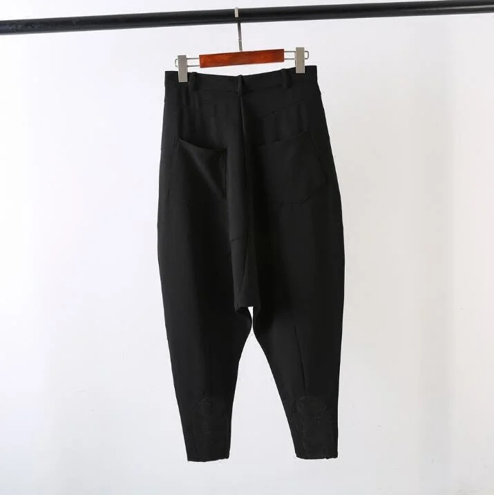 

Брюки мужские свободные с большим шаговым швом, штаны для бега, стиль халана, стиль стилистов, Лидер продаж, весна