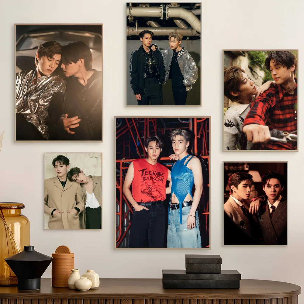 Винтажные Ретро-наклейки Bkpp Постер Тайского Актера Певицы Без Рамы Hd