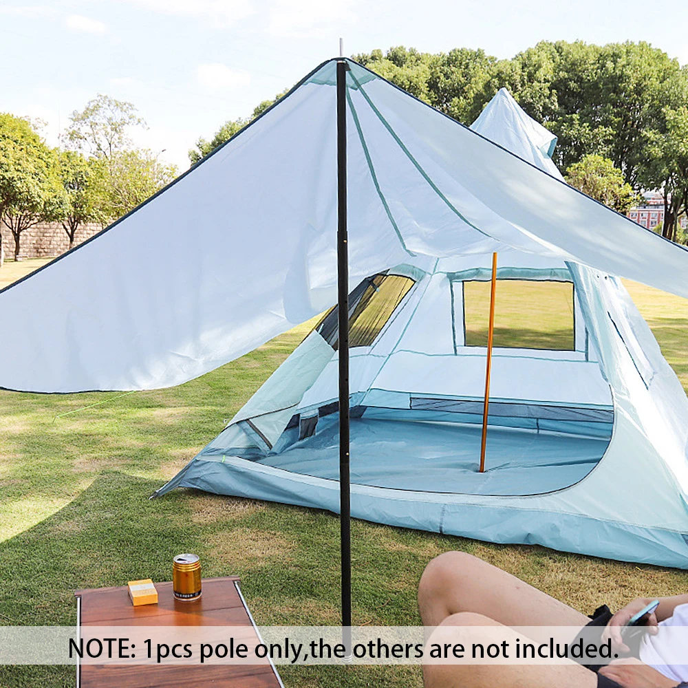 

2.9M Awning Support Poles Lightweight Foldable Aluminum Tarp Poles Stands for Outdoor Canopy Awning Shelter Frames 2022 New