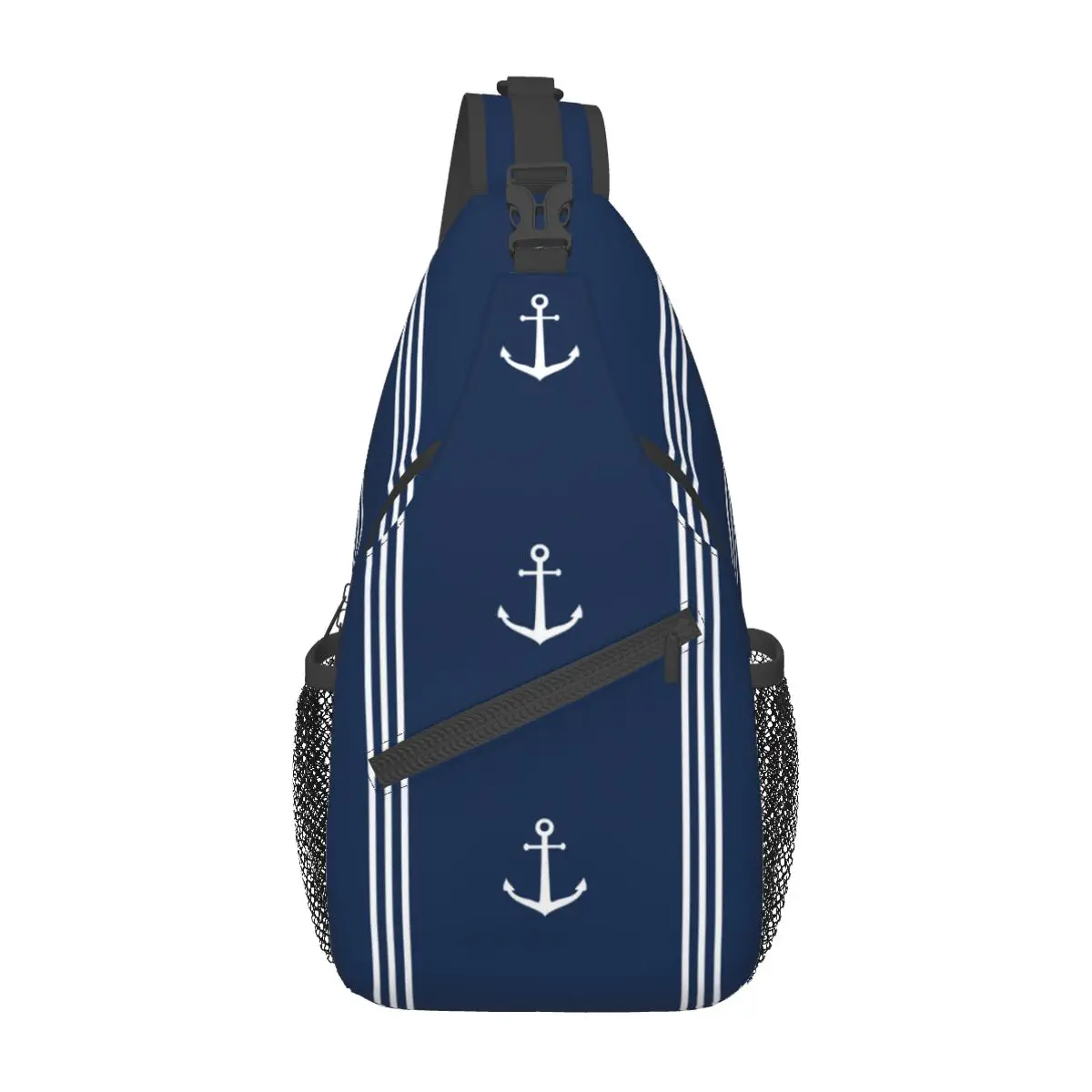 Men Women Chest Bag Nautical Marine Shoulder Backpack Daypac