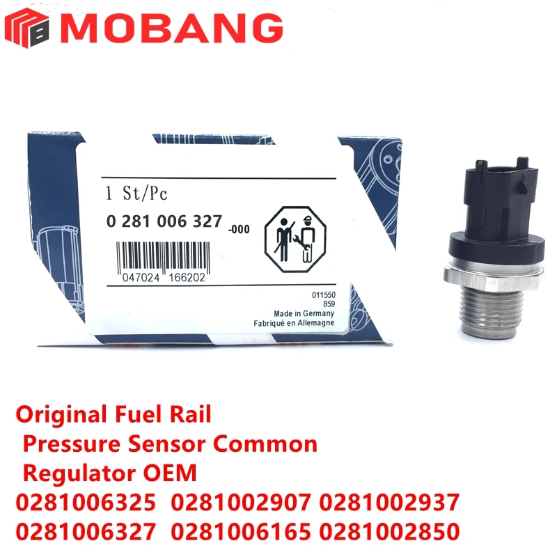 

Original Fuel Rail Pressure Sensor Common Regulator OEM 0281006327 0281006112 0281002937 2007-2012 Ddodge Rram 2500 3500 4500